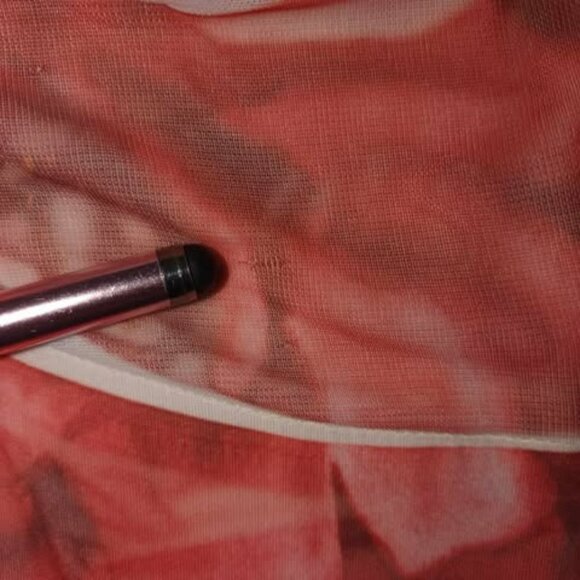 Floral Handkerchief Hem Dress M Spaghetti Strap Tropical‎ Summercore Fairy Vibes - Picture 5 of 11